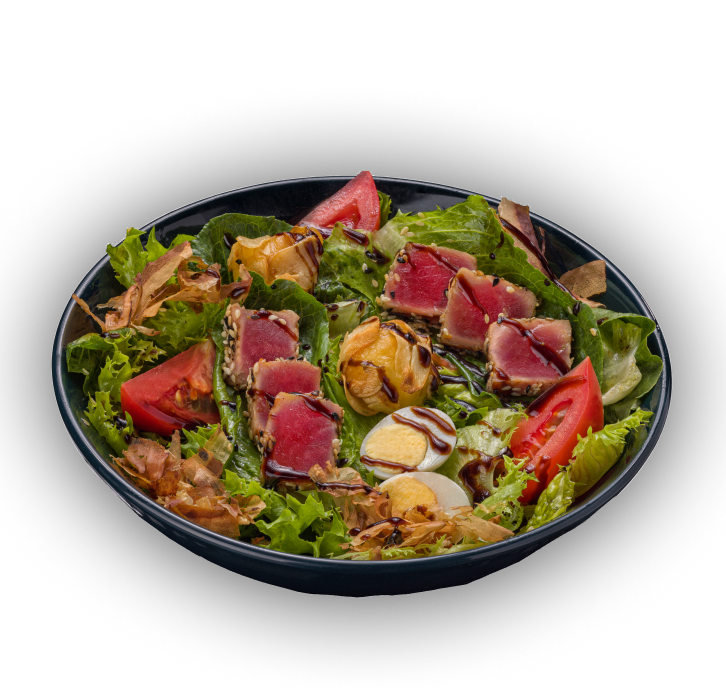 

Салат Нисуаз с тунцом гриль