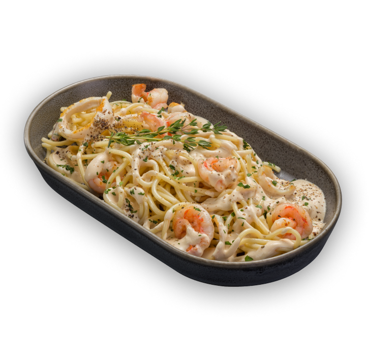 

Спагетти с морепродуктами